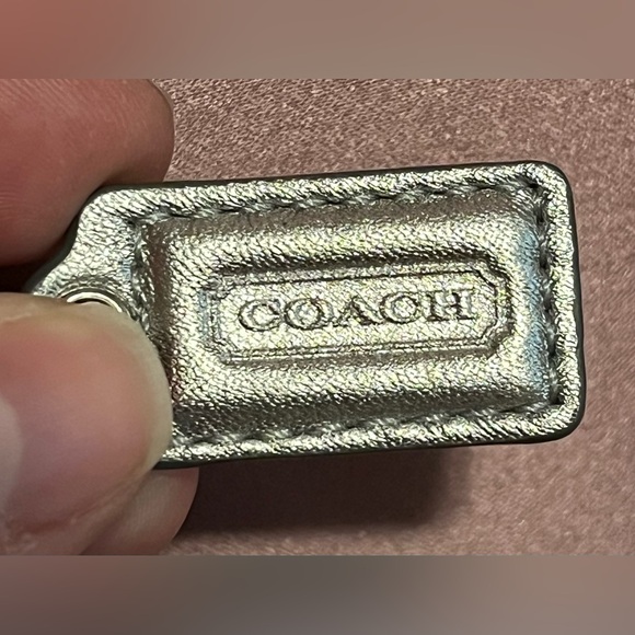 Silver Coach wristlet - Picture 5 of 5